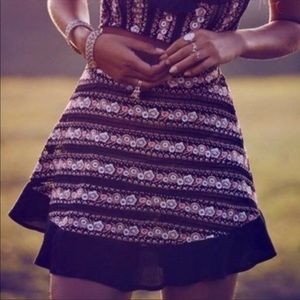 For Love & Lemons Percephone Embroidery Skirt